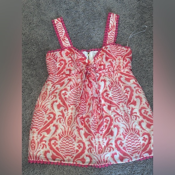 KATE SPADE Silk/linen Blend Tank. Size 4 - Picture 1 of 6